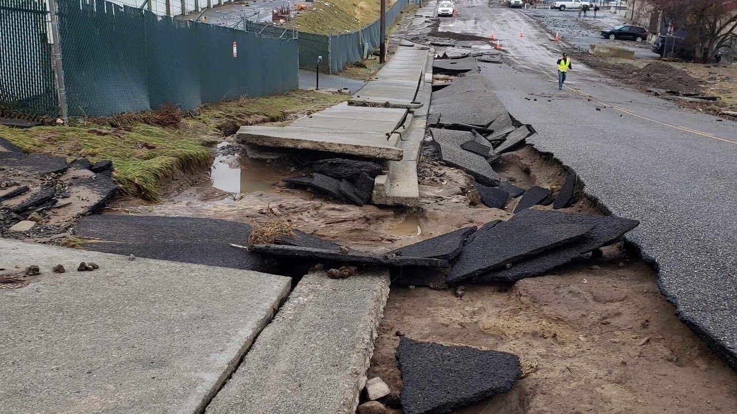 Water Damage From Lewiston Reservoir Failure